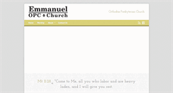 Desktop Screenshot of emmanuelopc.com