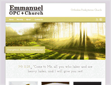 Tablet Screenshot of emmanuelopc.com